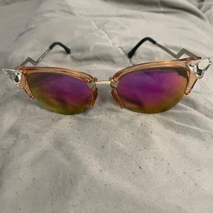 Purple ombré Fendi sunglasses. Authentic. Barely worn. Original price $250.